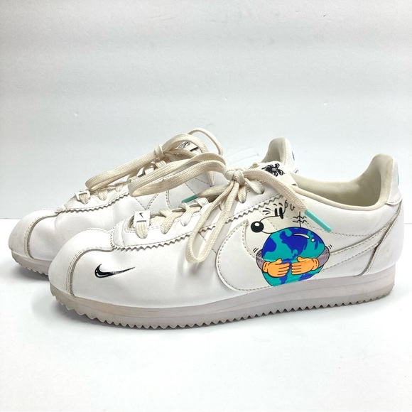 Nike Cortez Steve Harrington Earth Day Sneaker Shoes Size 8 White - Picture 6 of 16